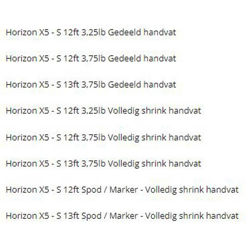 Fox International Horizon X5-S Carpfishing Rod Full Shrink - Image 2