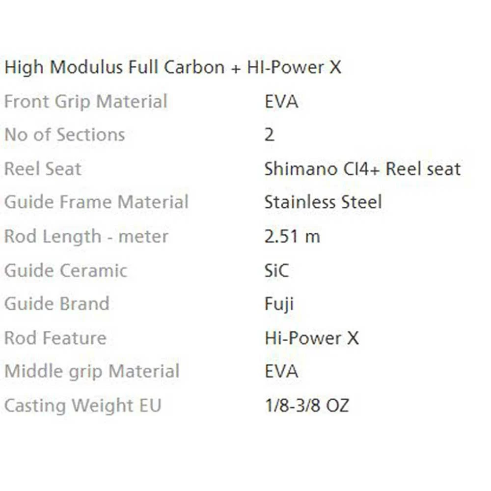 Shimano Fishing Sephia XR Egging Rod - Image 2